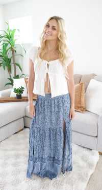 Ocean Blue Skirt
