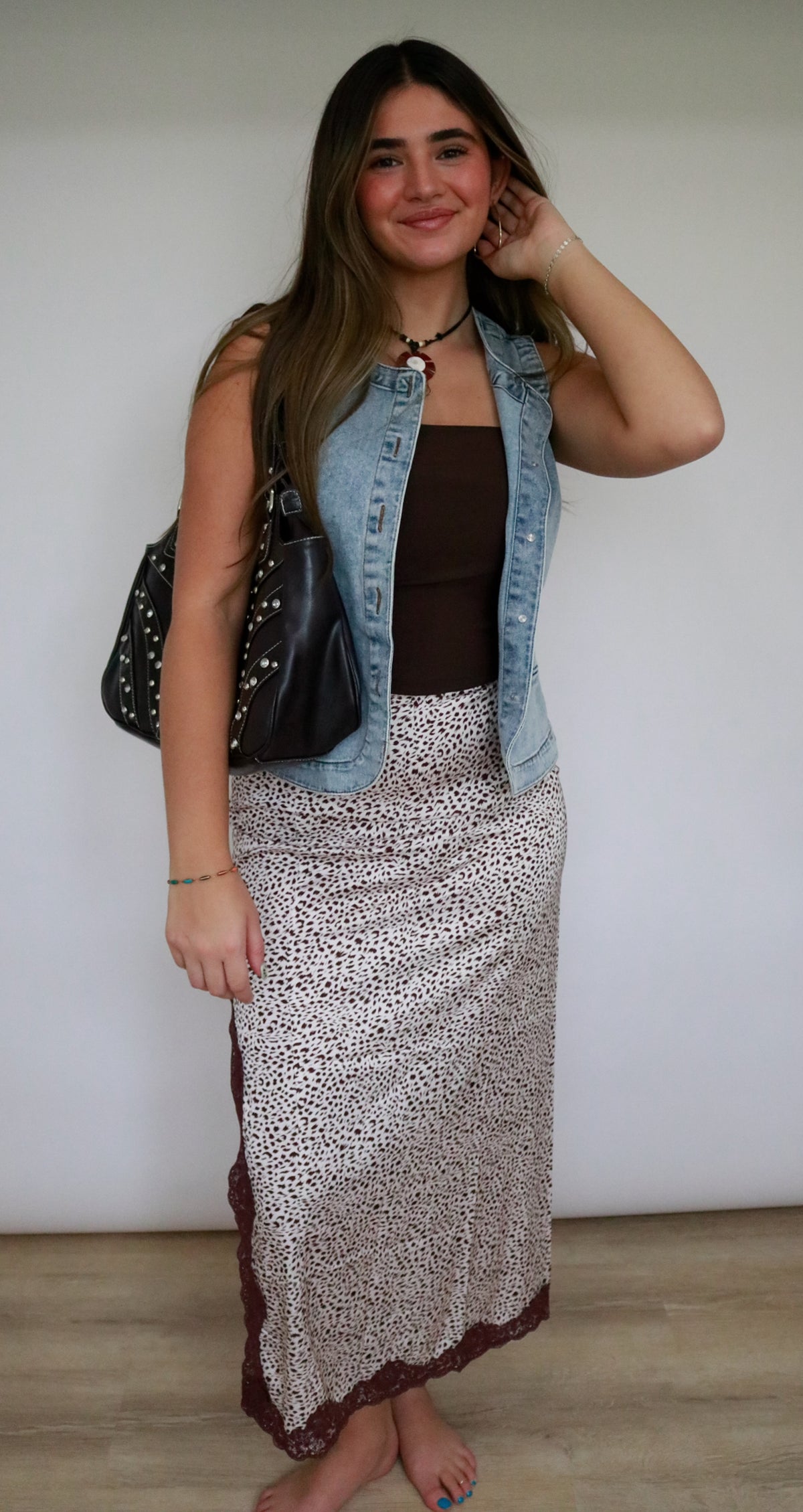 Western Leopard Skirt