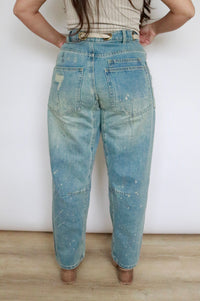 Roped Barrel Jeans