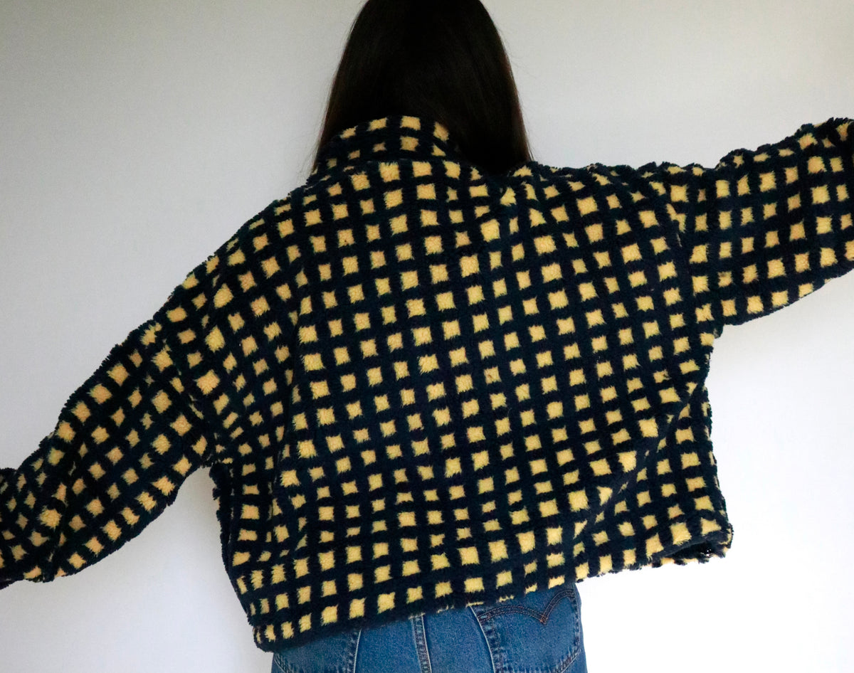 Checkered Puffer Jacket