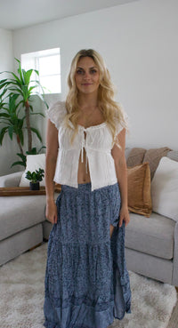 Ocean Blue Skirt