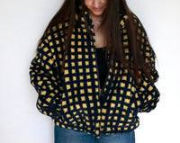 Checkered Puffer Jacket