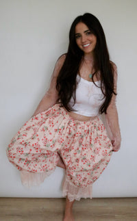 Red Blossom Boomer Bottoms