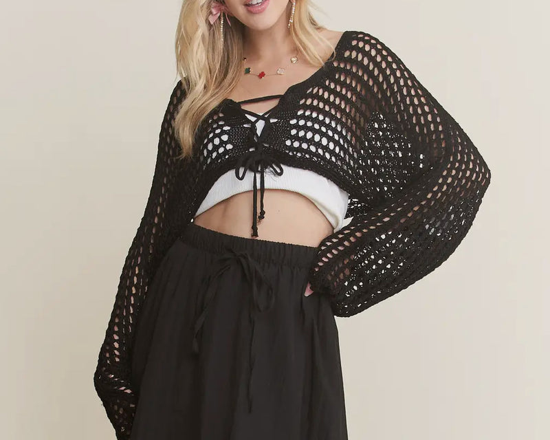Witches Crochet Crop Top