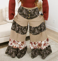 Cheetah Floral Bottoms