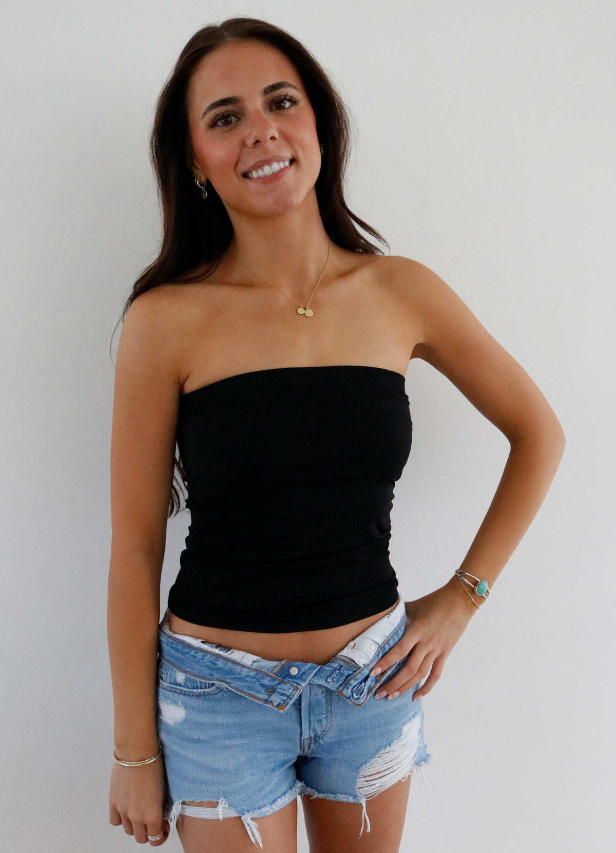 Black Crop Top