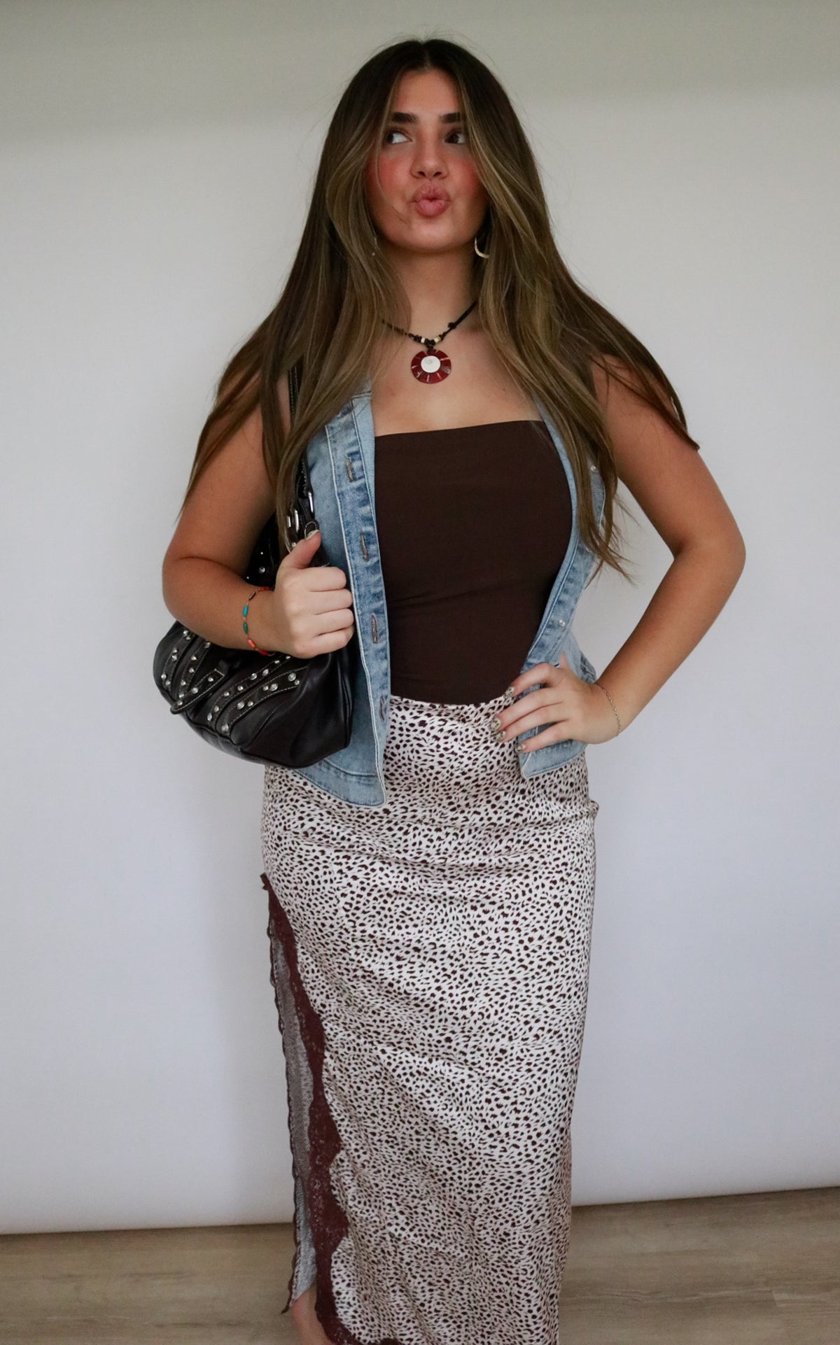 Western Leopard Skirt