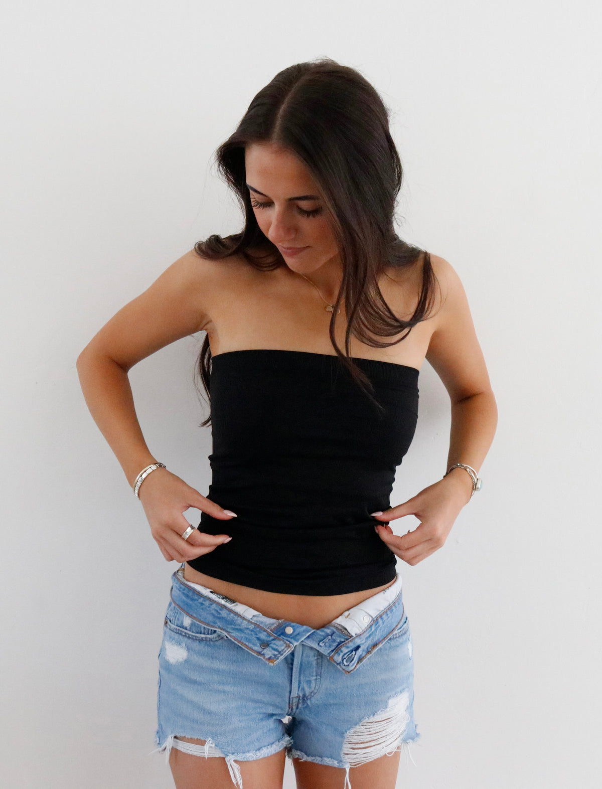 Black Crop Top