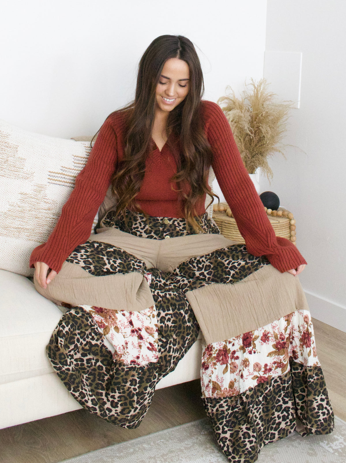 Cheetah Floral Bottoms