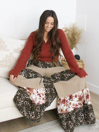 Cheetah Floral Bottoms