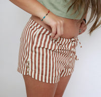 Retro Striped Shorts