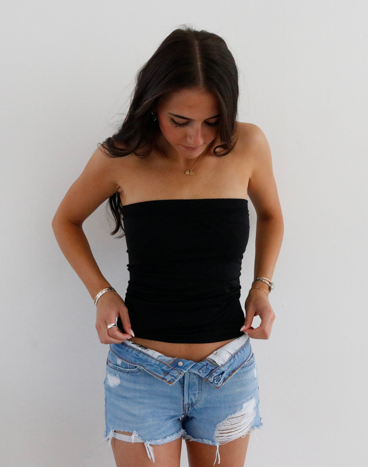 Black Crop Top