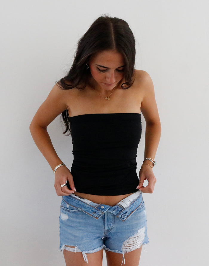 Black Crop Top