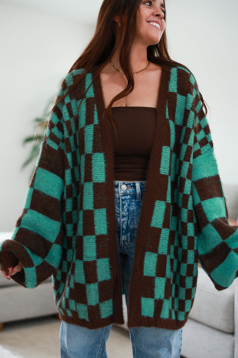 Mint Chocolate Cardigan