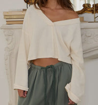 Throw Over Crop Top