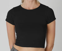 Jersery Crew Neck Top