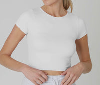 Jersery Crew Neck Top